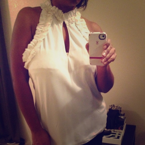 **ON HOLD** Banana Republic ruffled sleeveless top