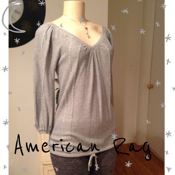 🚫BUNDLED🚫Great American Rag Grey V-Neck Sweater