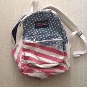 💥PRICE REDUCED💥 American flag Jansport Back pack