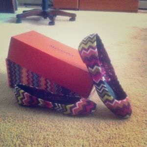 Chevron Missoni flats.