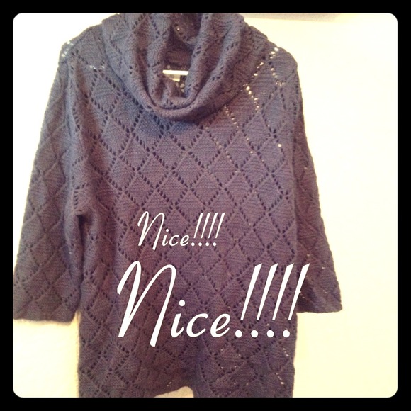 Gray lightweight sweater