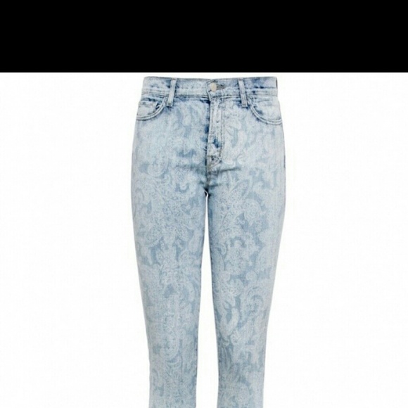 Hot J Brand paisley print jeans Brand New with tag