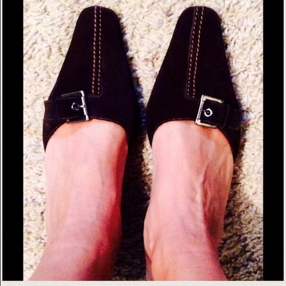 Brand New Unisa Mules in brown suede