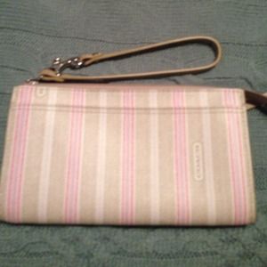 ---SOLD Large Coach wristlet---SOLD