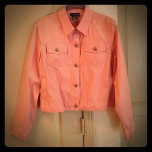 Banana Republic Pink Cotton Jacket