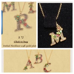 Letter M Michal negrin beautiful necklace