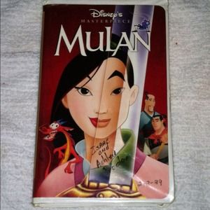 VHS:  MULAN. 💜