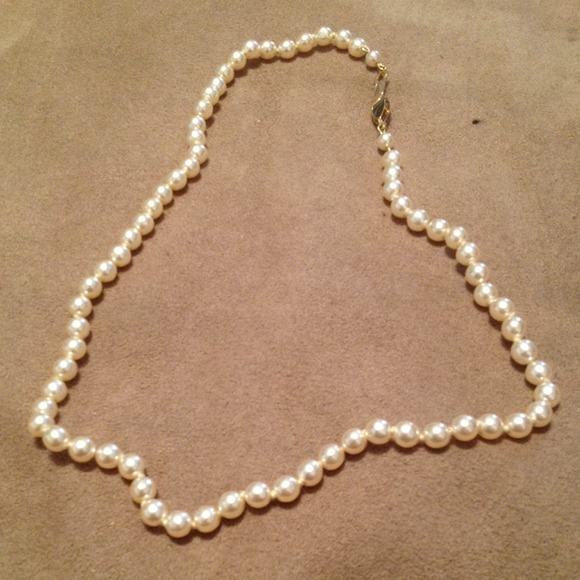 Real pearl necklace from Macy's
