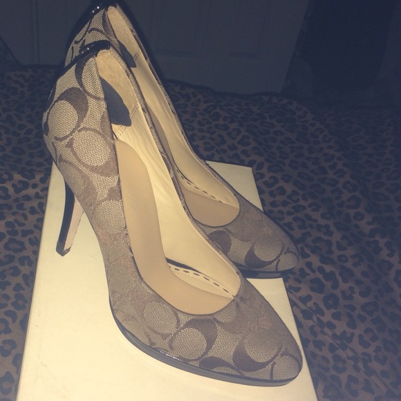 Beautiful new  coach heels .