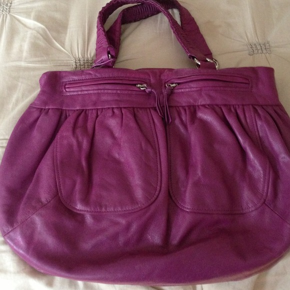 ^**SOLD in bundle....DKNY fushia bag