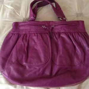 ^**SOLD in bundle....DKNY fushia bag