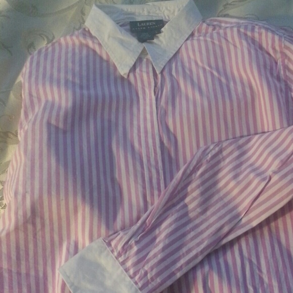 ***SOLD***Lauren by Ralph Lauren Oxford shirt sz L
