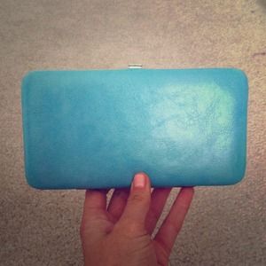 Turquoise clutch