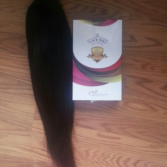 Glueless  Indian Virgin Remy Human Hair Lace wig