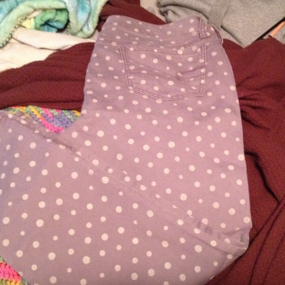 Polka for jegging pants
