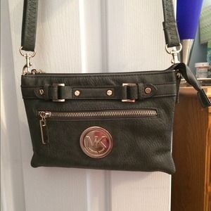 MK gray cross body