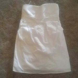 Strapless summer dress