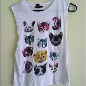 cat muscle tee
