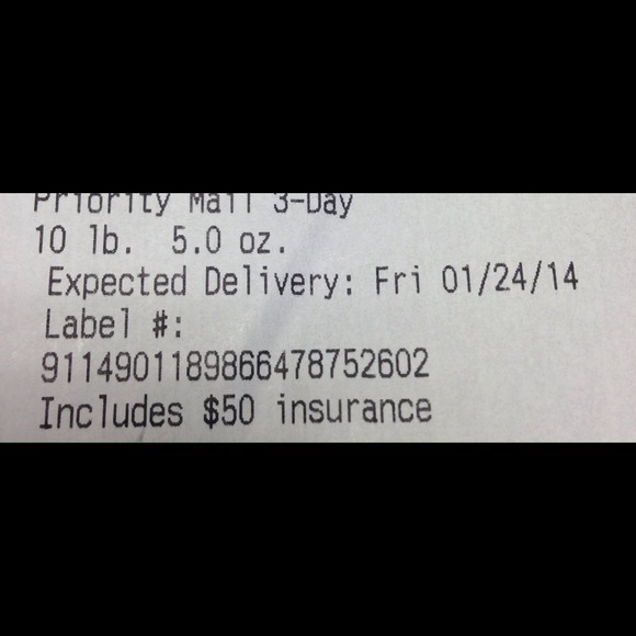 SOLD - additional tracking info - Picture 3 of 3