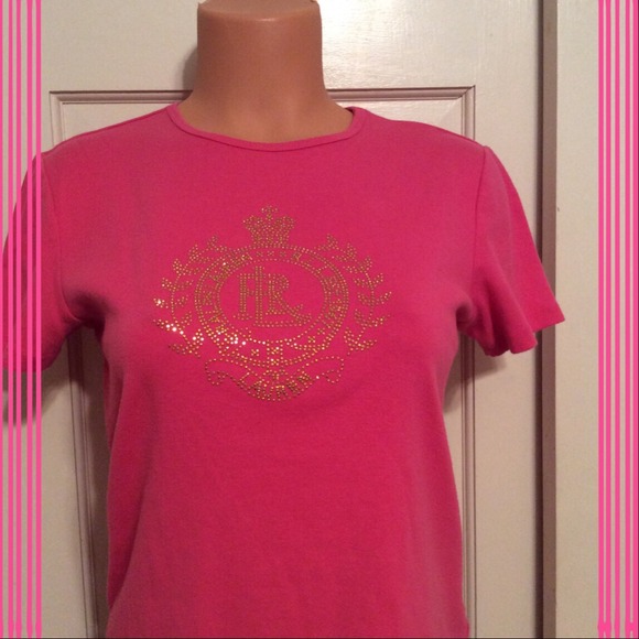 🌻 Lauren Ralph Lauren Pink Shirt - Picture 1 of 3
