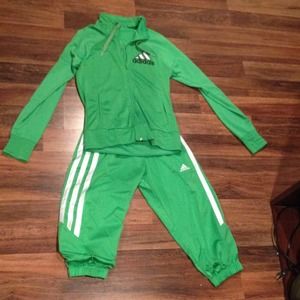 Adidas jacket & capris