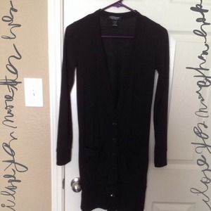 😊SOLD  Grandfather button up cardigan w/pockets