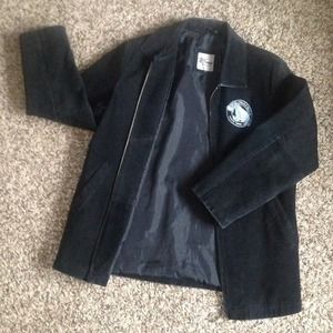 Suede leather jacket with Eeyore