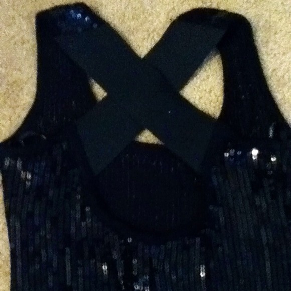 black sequin dress - Picture 2 of 3