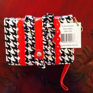 Vera Bradley Deco Daisy wristlet