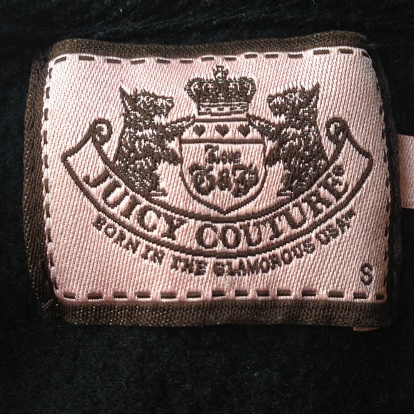 Juicy Couture Black 3/4 length sleeve sweatshirt. - Picture 3 of 3