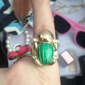 Lilly Pulitzer frog ring