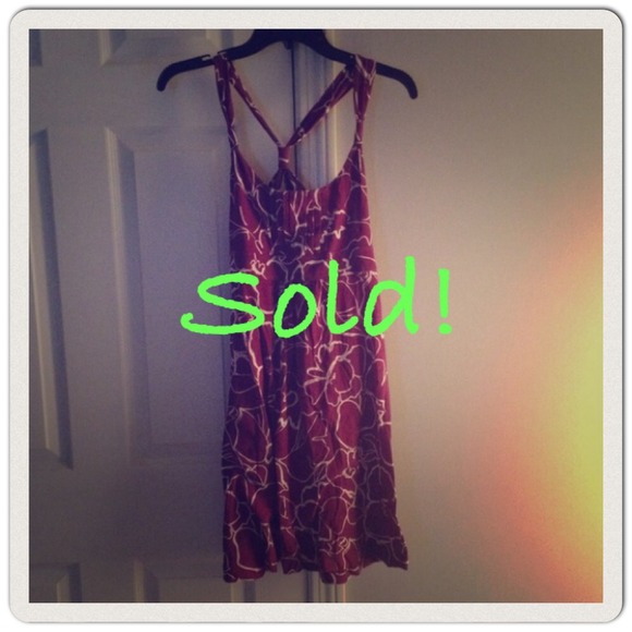 Purple sundress