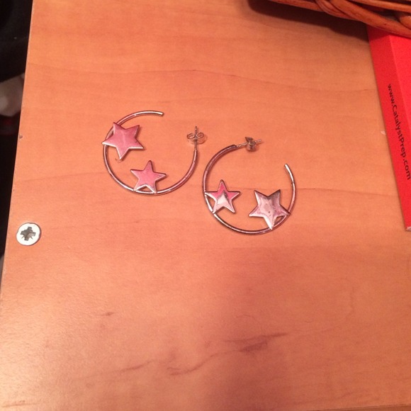 Silver hoops