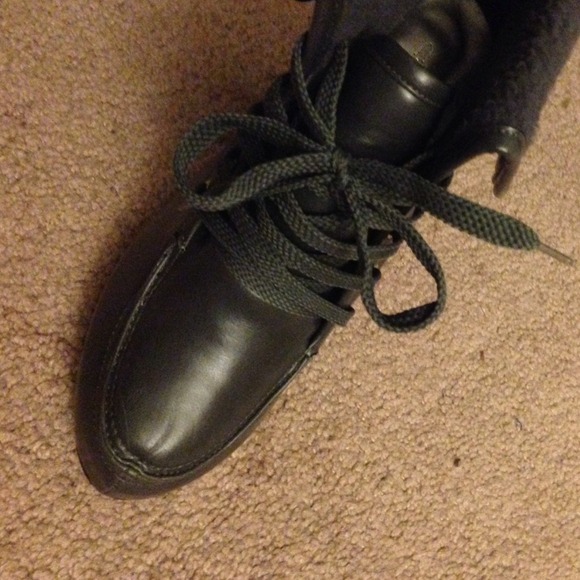 Urban Outfitters Shoes - Like NEW, worn once* Grey Platform Laceup Booties Urban Outfitters Shoes - Like NEW, worn once* Grey Platform Laceup Booties