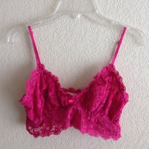 Audrey Crop Top (Pink)