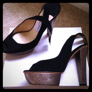 ****Sold****Jimmy Choo platform peep toe