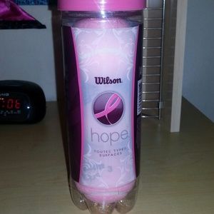 Wilson pink tennis balls