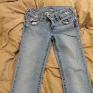 Silver jeans