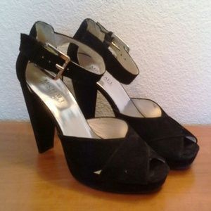 Michael Kors Black Suede heels