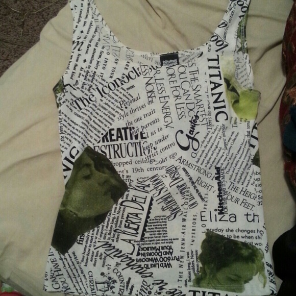 Newsstrip shirt by Stella.