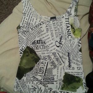 Newsstrip shirt by Stella.