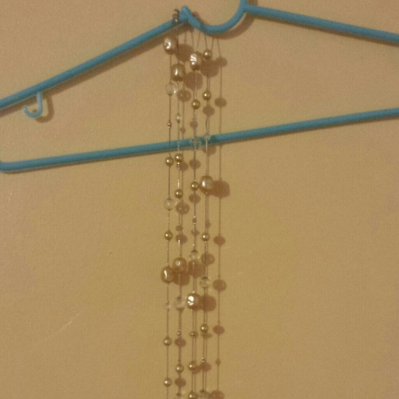 Yellow long necklace