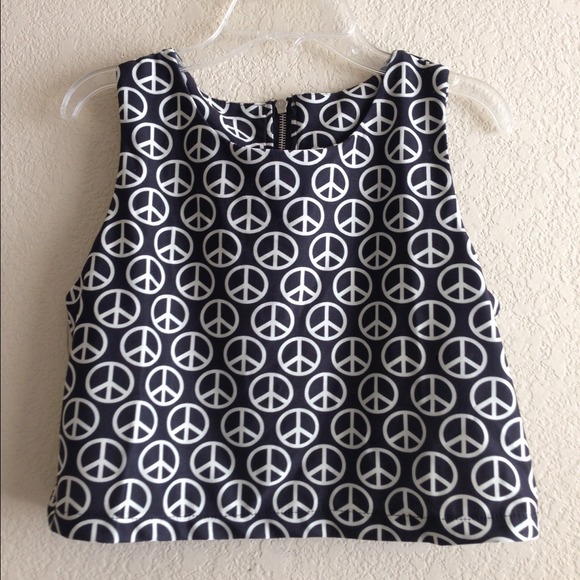 Peace Crop Top