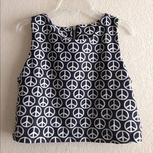 Peace Crop Top