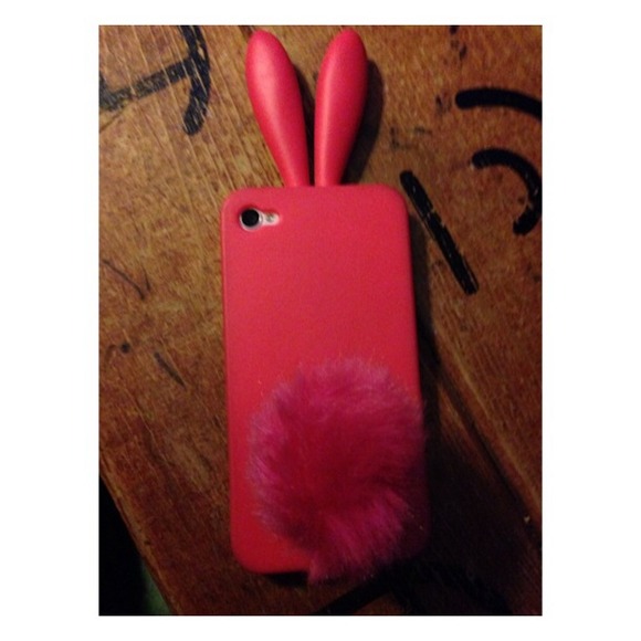 IPhone 4/4s Pink Bunny case. Perfect condition!