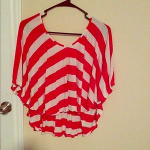 ❤️ sexy Red and white Summer shirt 😍 SZ S