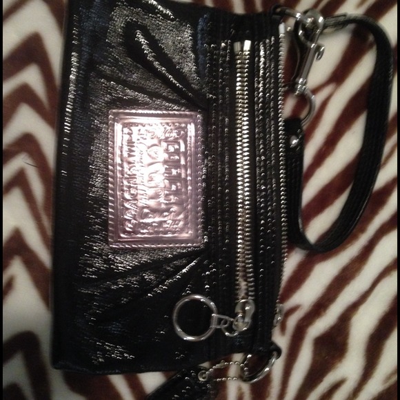 GIFTED to a friend Authentic Coach wristlet