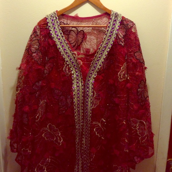 Traditional African lace dress