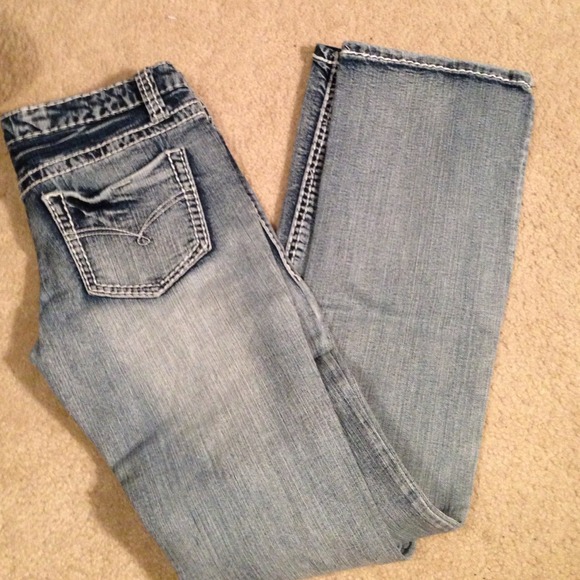 Blue jeans with fade size 3 - Picture 1 of 3
