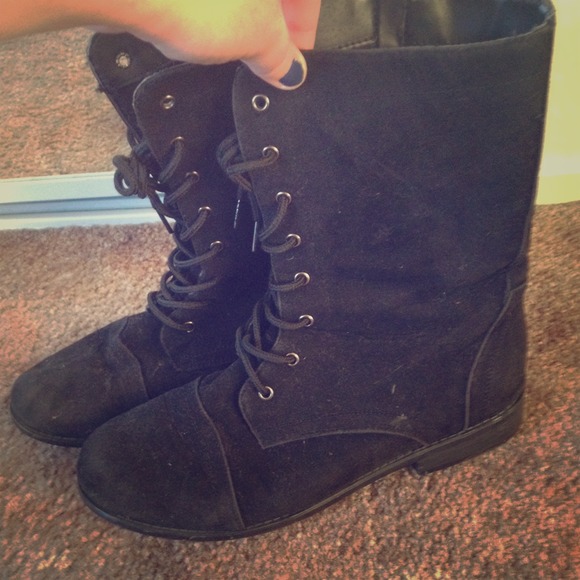 Boots - Black combat boots